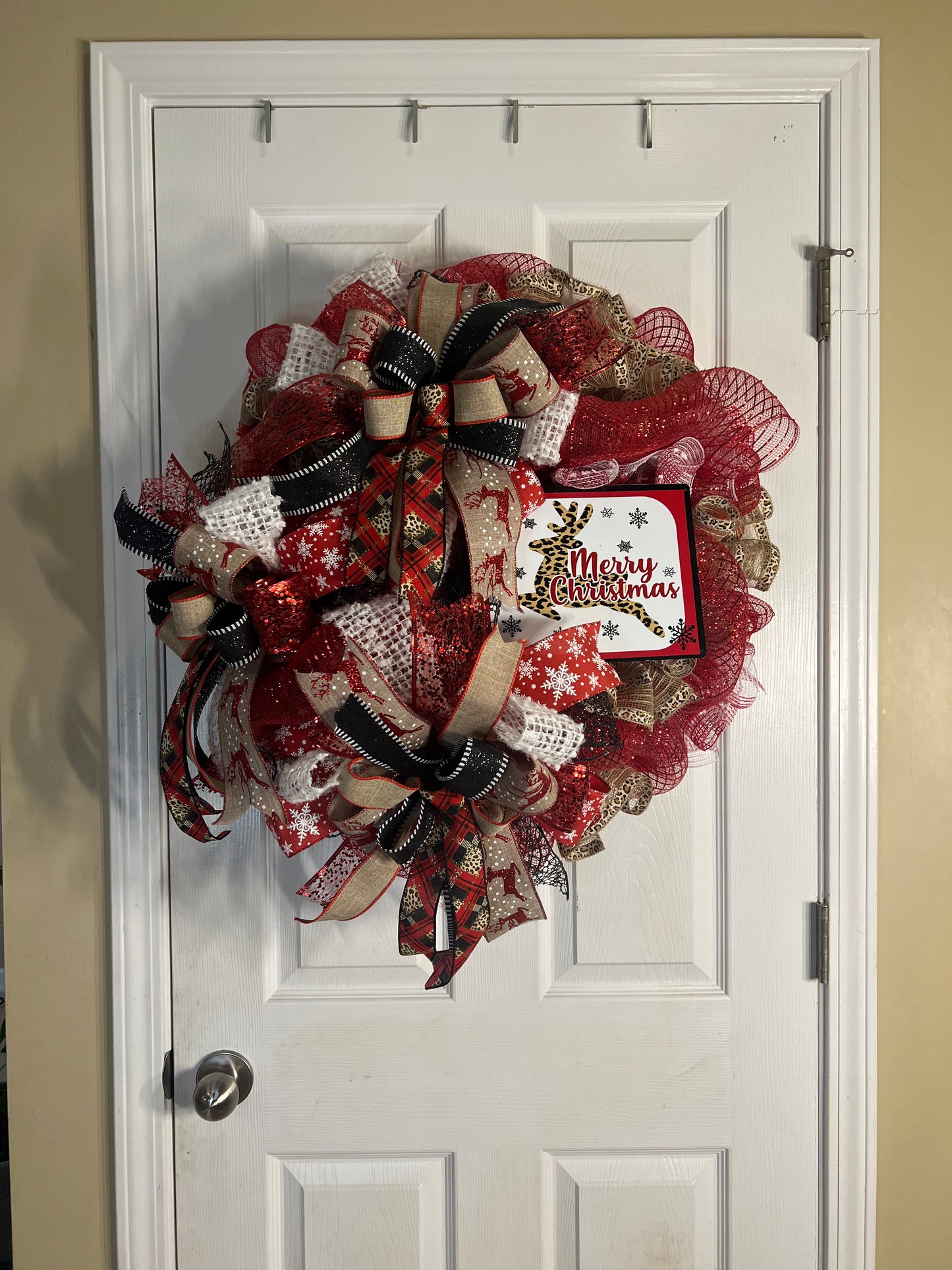 Merry Christmas Deco Mesh wreath