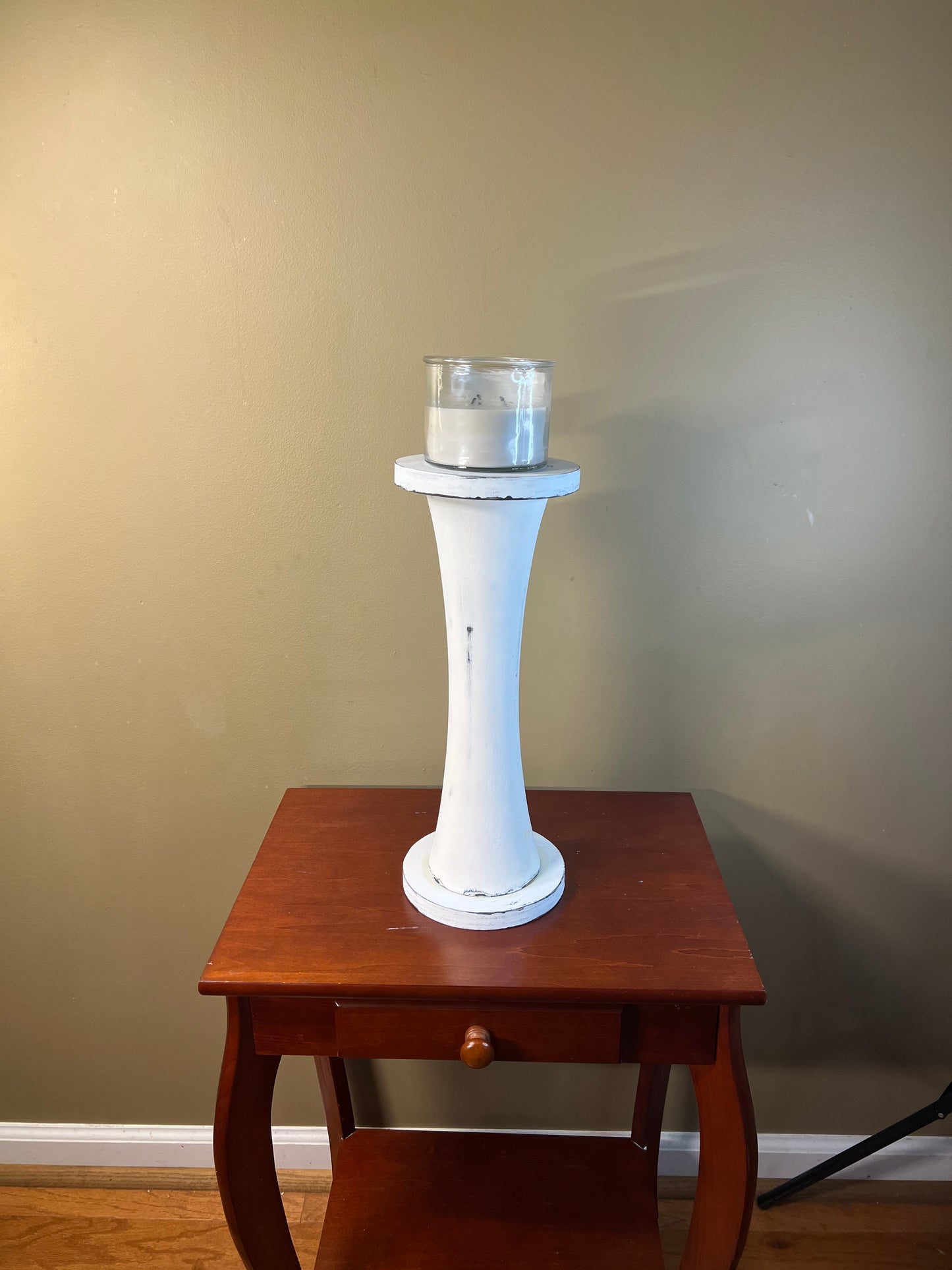 Wooden candlestick/riser