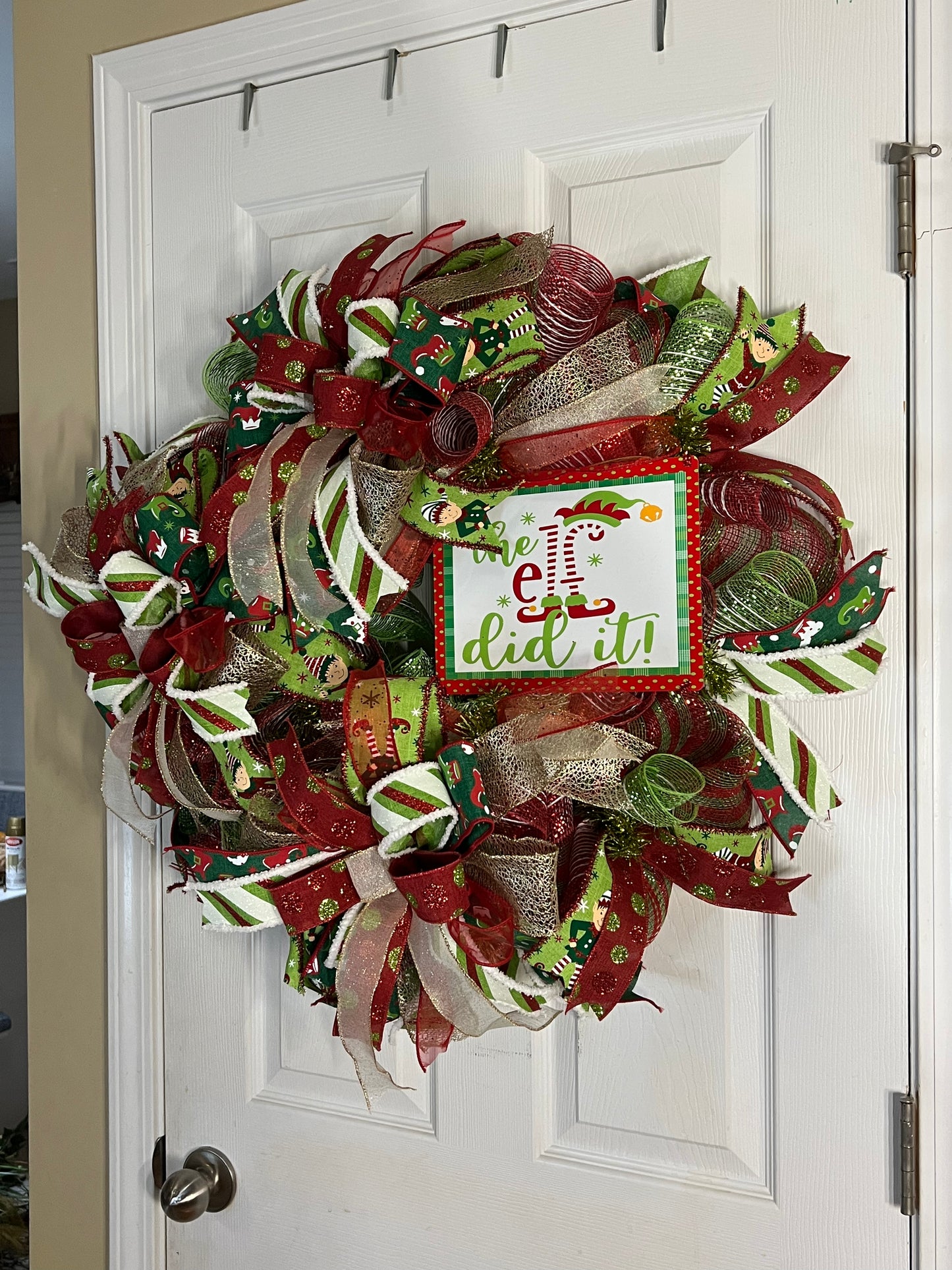 The Elf Did It wreath