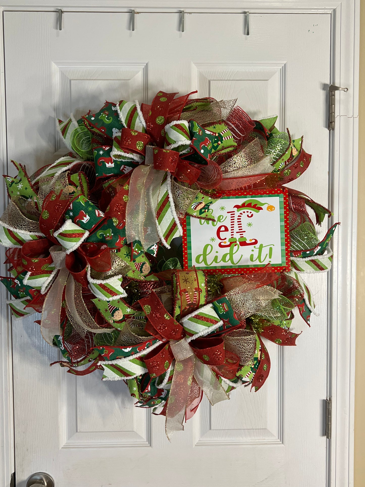 The Elf Did It wreath