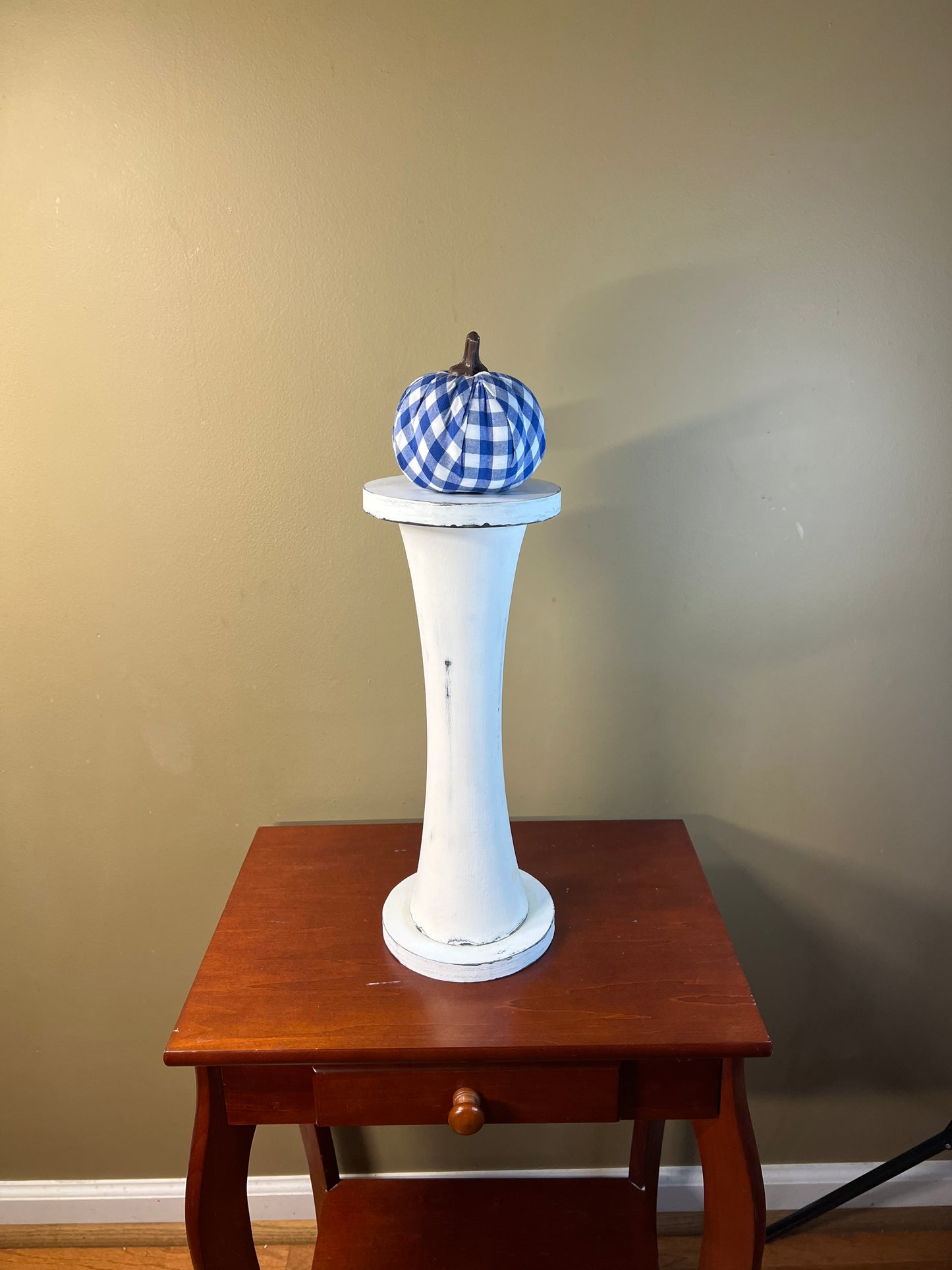 Wooden candlestick/riser