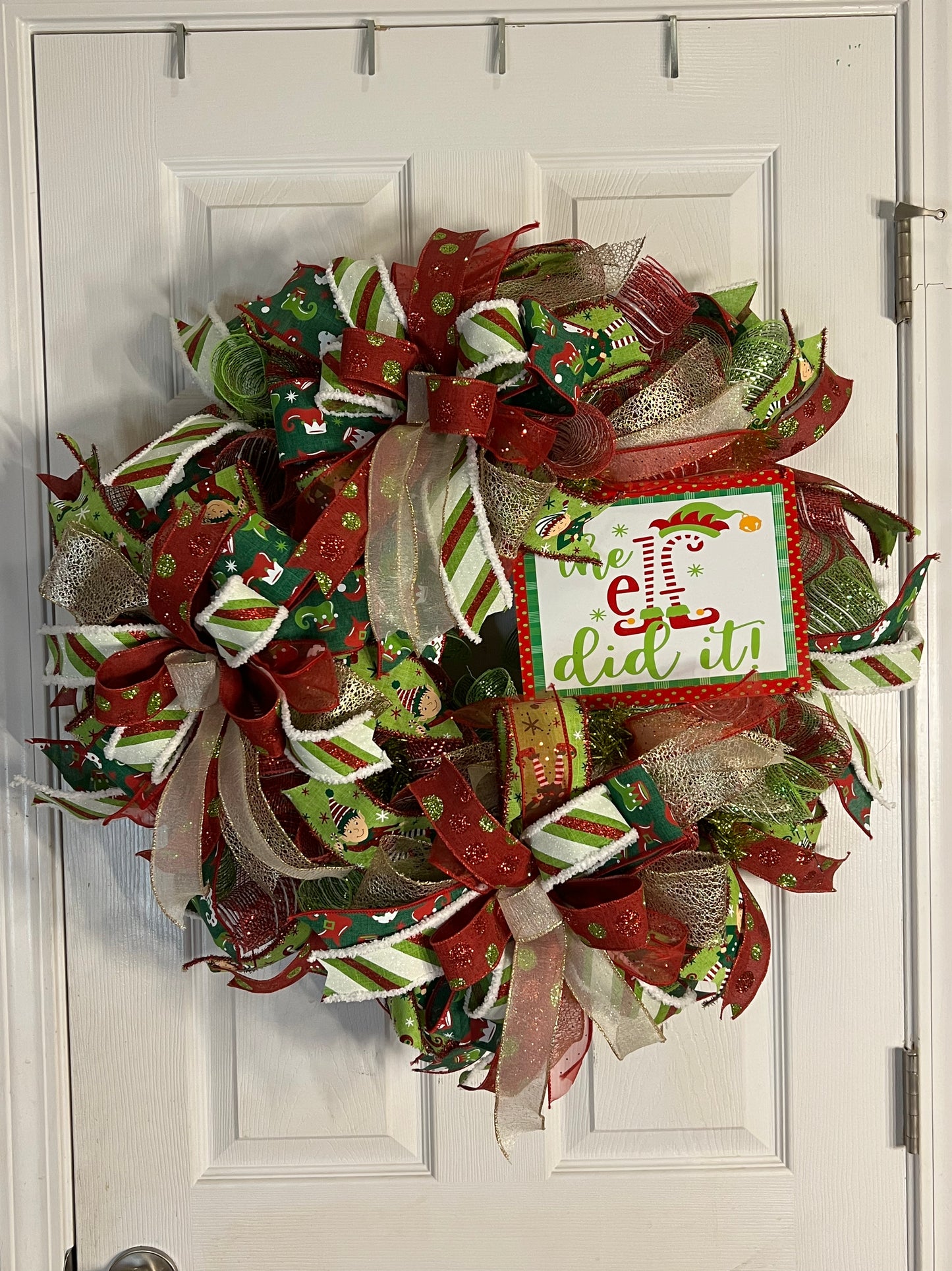 The Elf Did It wreath