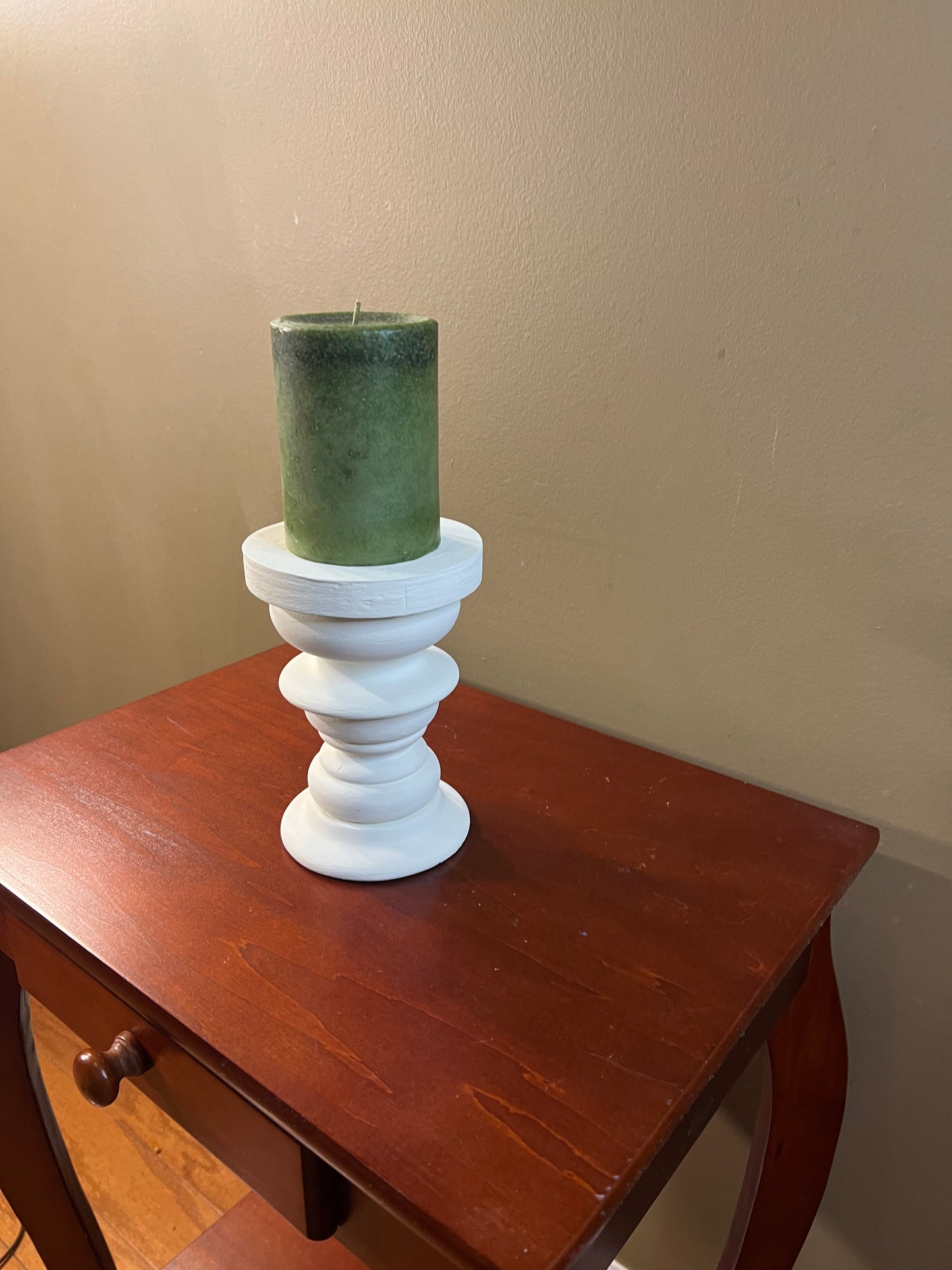 Up cycled candlestick