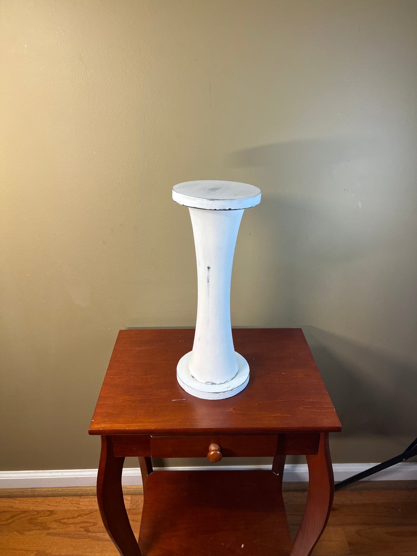 Wooden candlestick/riser