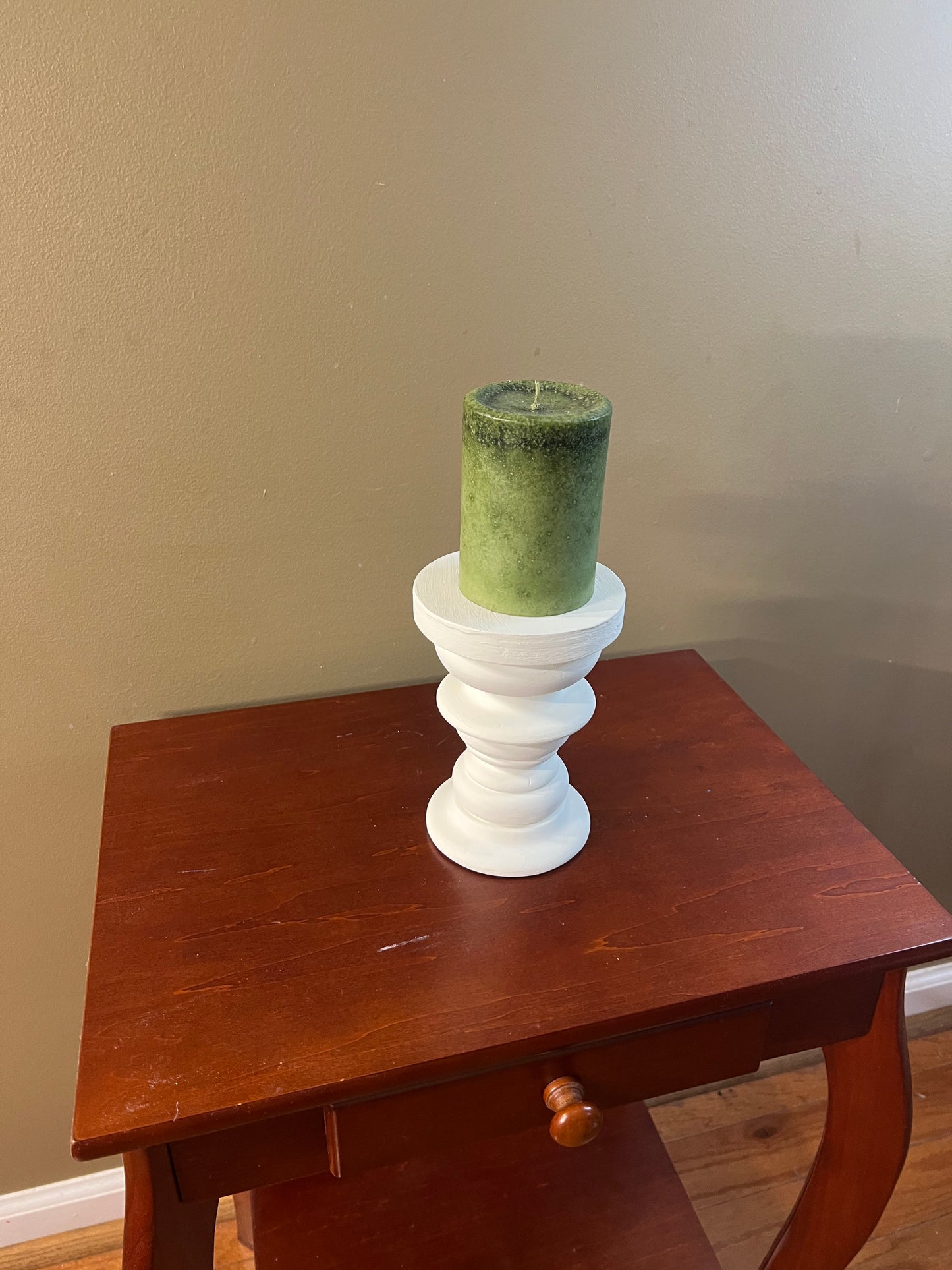 Up cycled candlestick